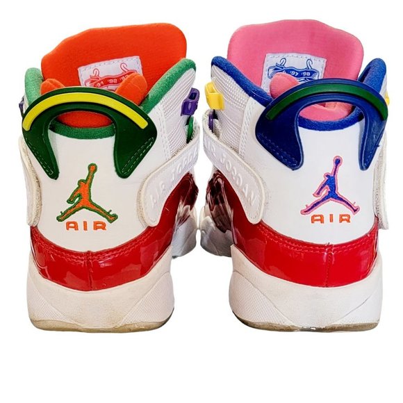 JORDAN Air 6 Rings Sneaker Shoes Multicolor Men's Size 6 - Picture 5 of 5